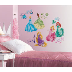 Disney Princess Royal Debut Wall Decals in a room setting