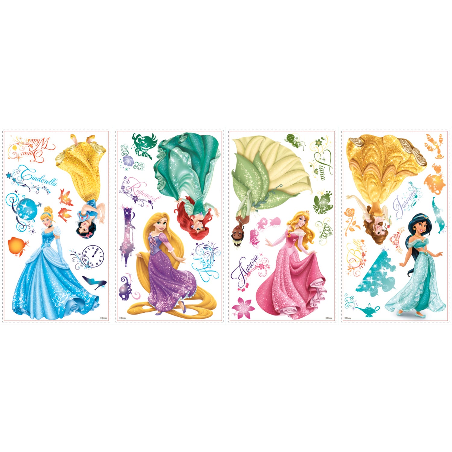 Disney Princess Royal Debut Wall Decals - panels
