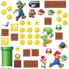 Nintendo Super Mario Build A Scene Wall Decals by WallPops