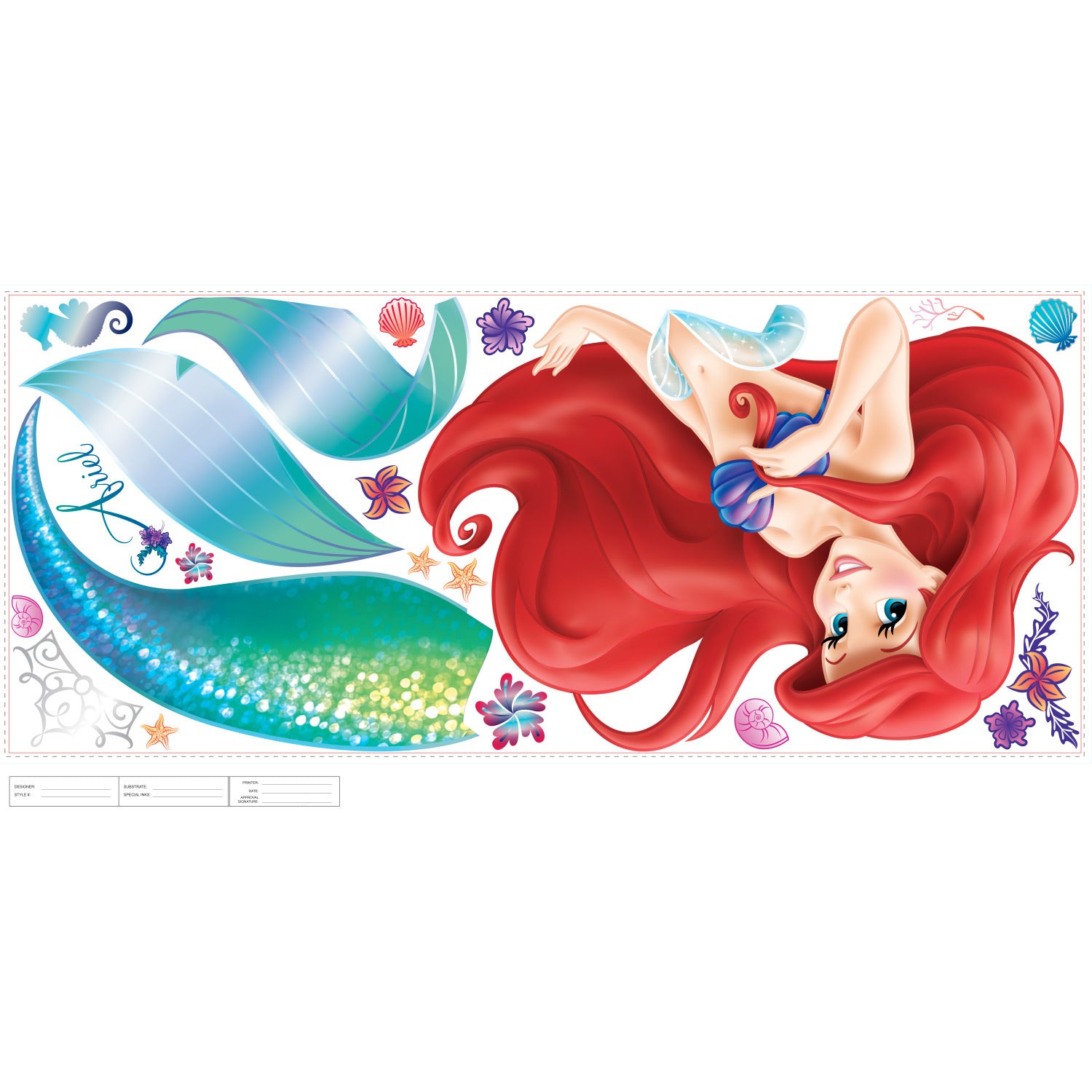 The Little Mermaid Giant Wall Decals by WallPops
