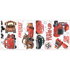 Cars Friends To The Finish Wall Decals - panels