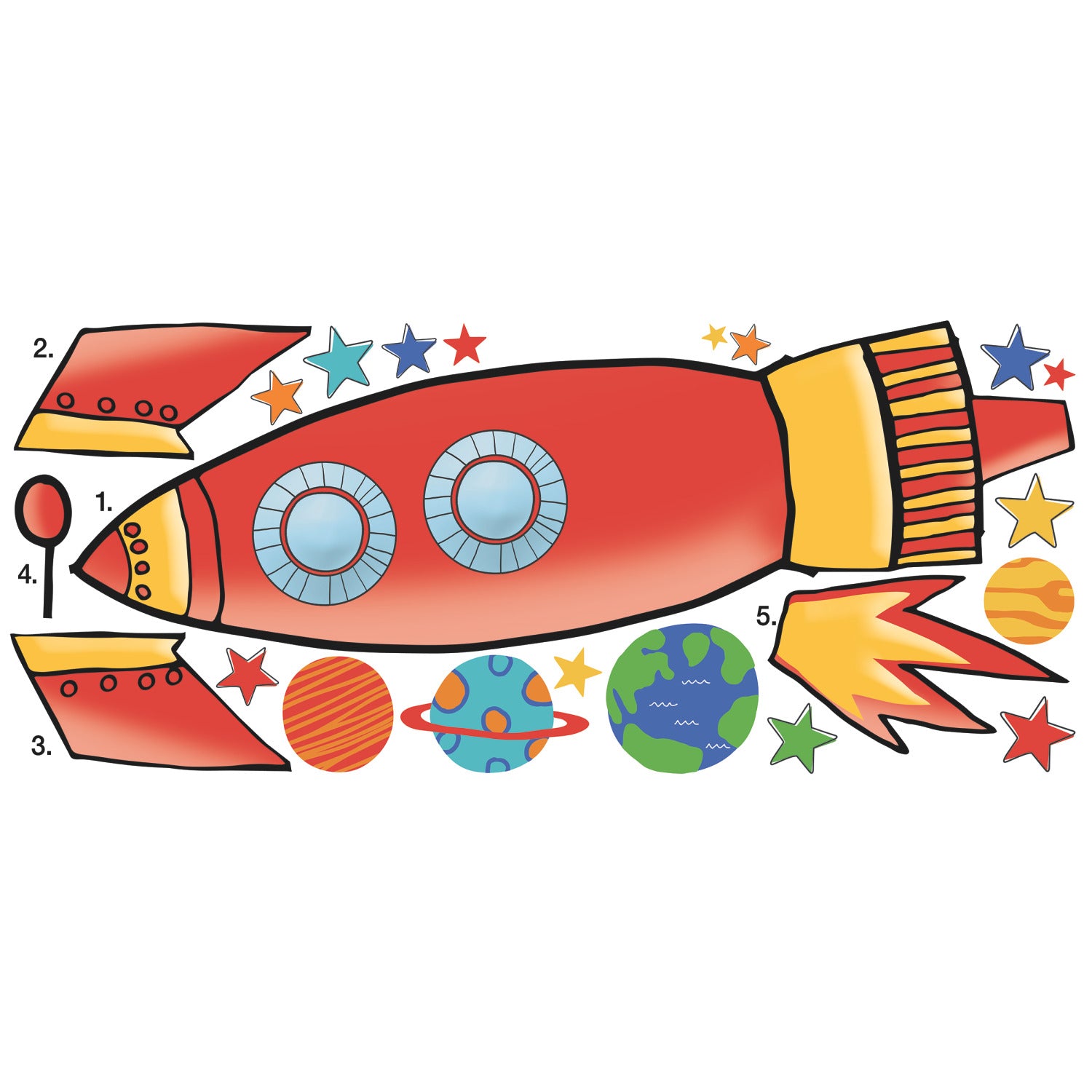 Rocket Giant Wall Decals by WallPops