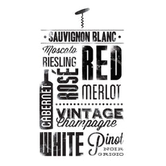 Wine Lovers Wall Decals - panels