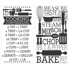Cooking Conversions Wall Decals by WallPops