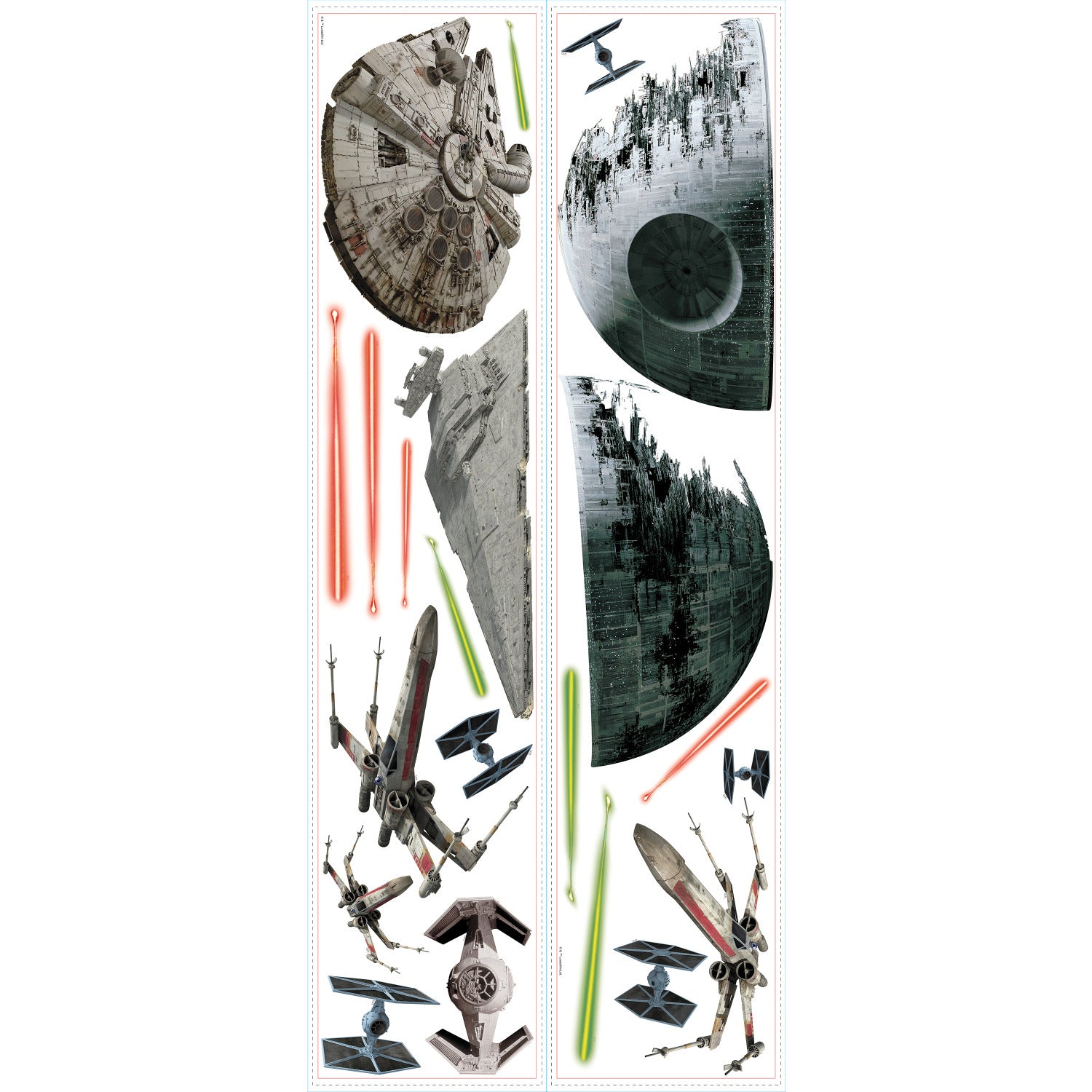 Star Wars Classic Spaceships Wall Decals by WallPops