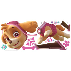 Paw Patrol Skye Giant Wall Decals - panels
