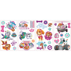 Paw Patrol Girl Pups Wall Decals - panels