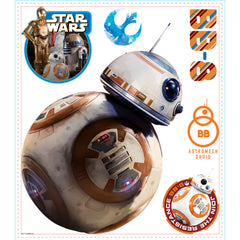 Star Wars The Force Awakens Ep VII Bb8 Wall Decals by WallPops