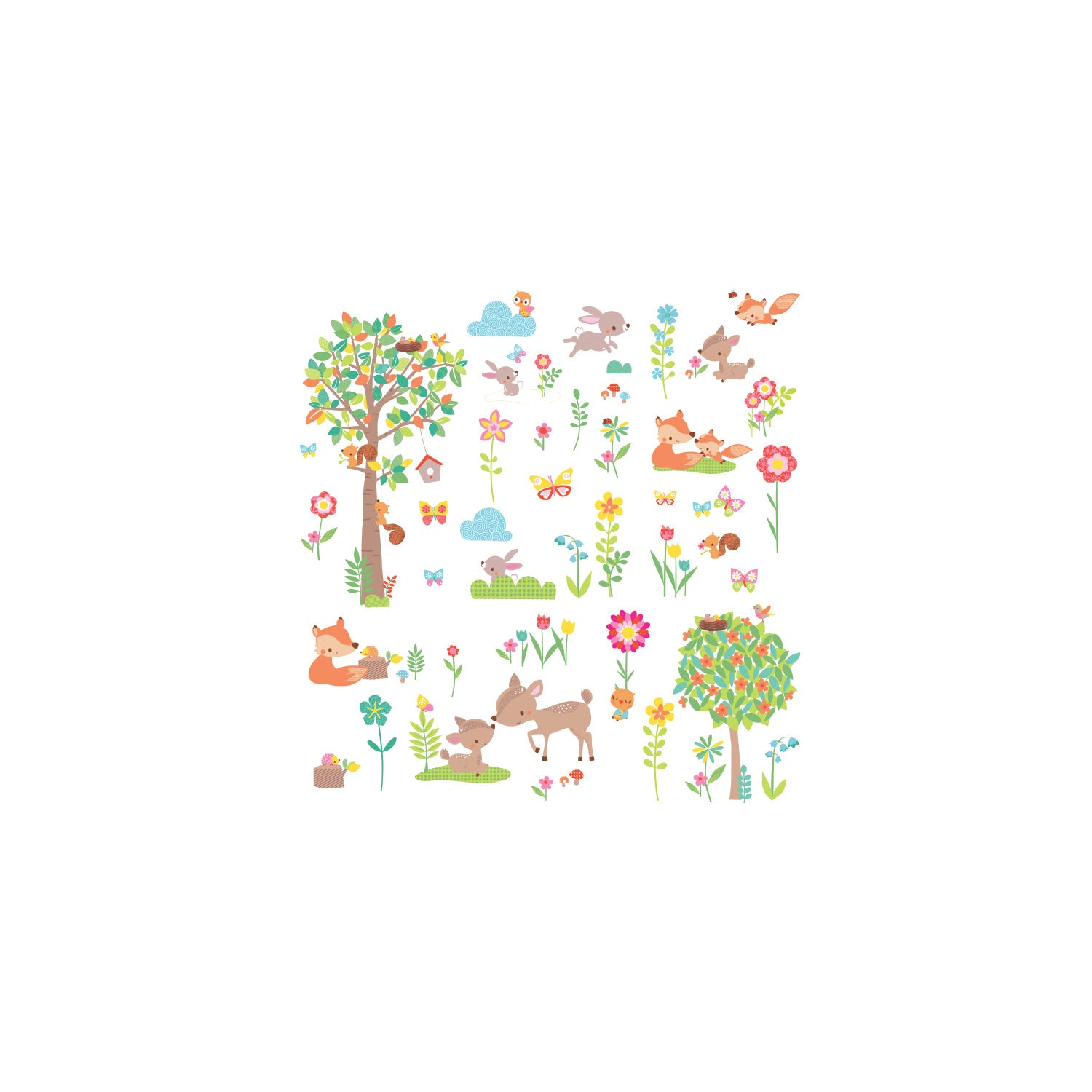 Woodland Creatures Wall Decals by WallPops