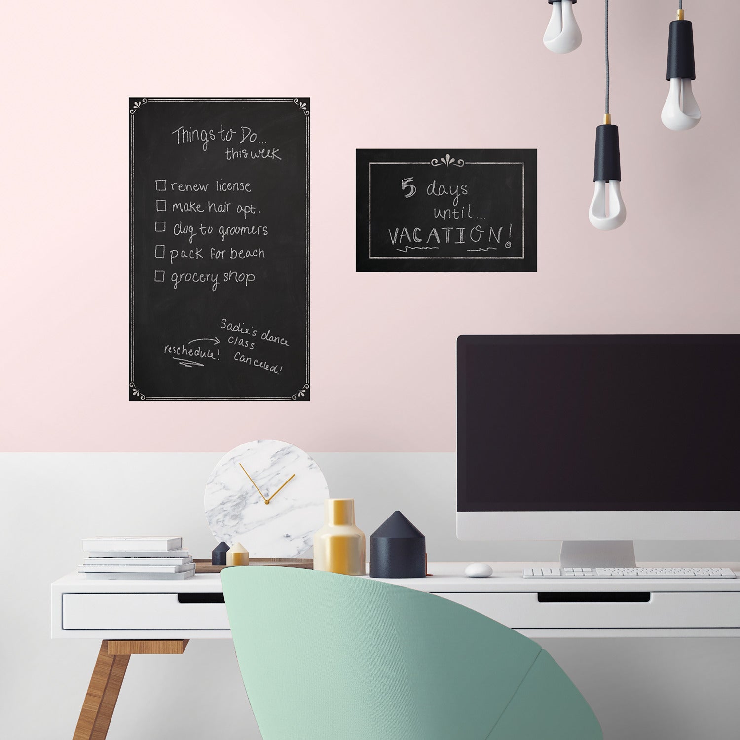 Decorative Giant Wall Decals in a room setting