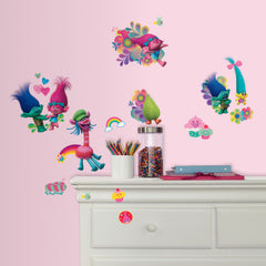 Trolls Wall Decals in a room setting