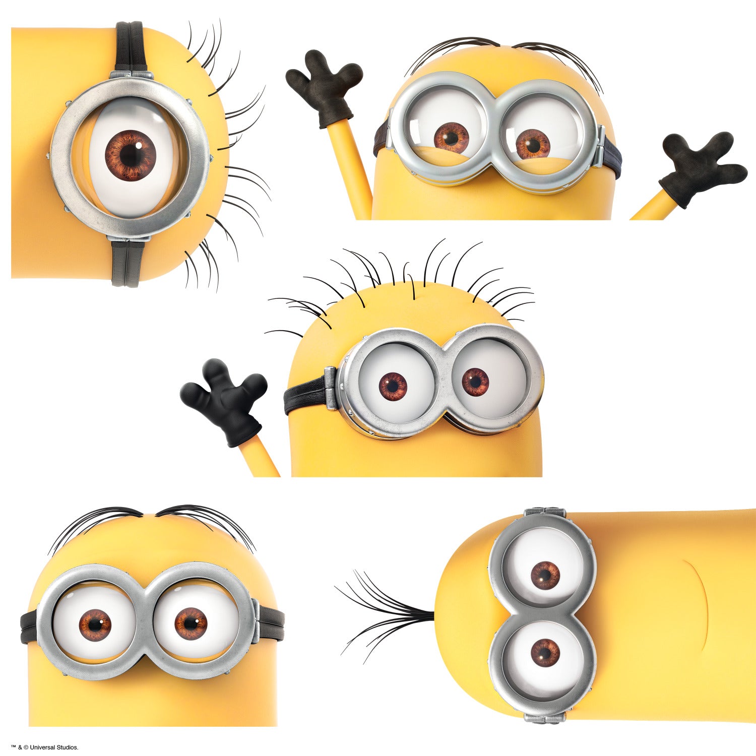 Despicable Me 3 Peeking Minions Giant Wall Decals by WallPops