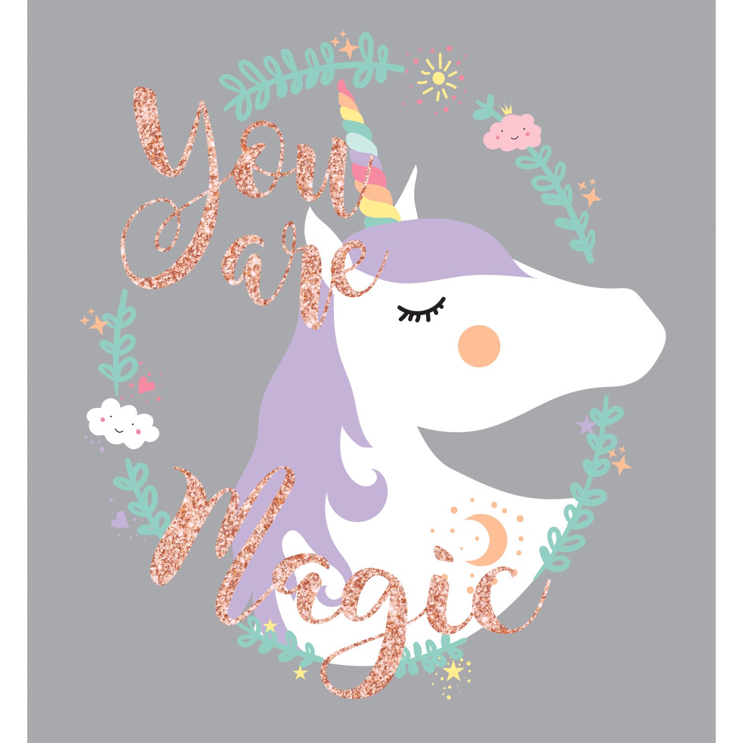 Unicorn Magic Giant Wall Decals by WallPops