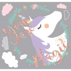 Unicorn Magic Giant Wall Decals - panels