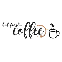 But First Coffee Quote Wall Decals by WallPops