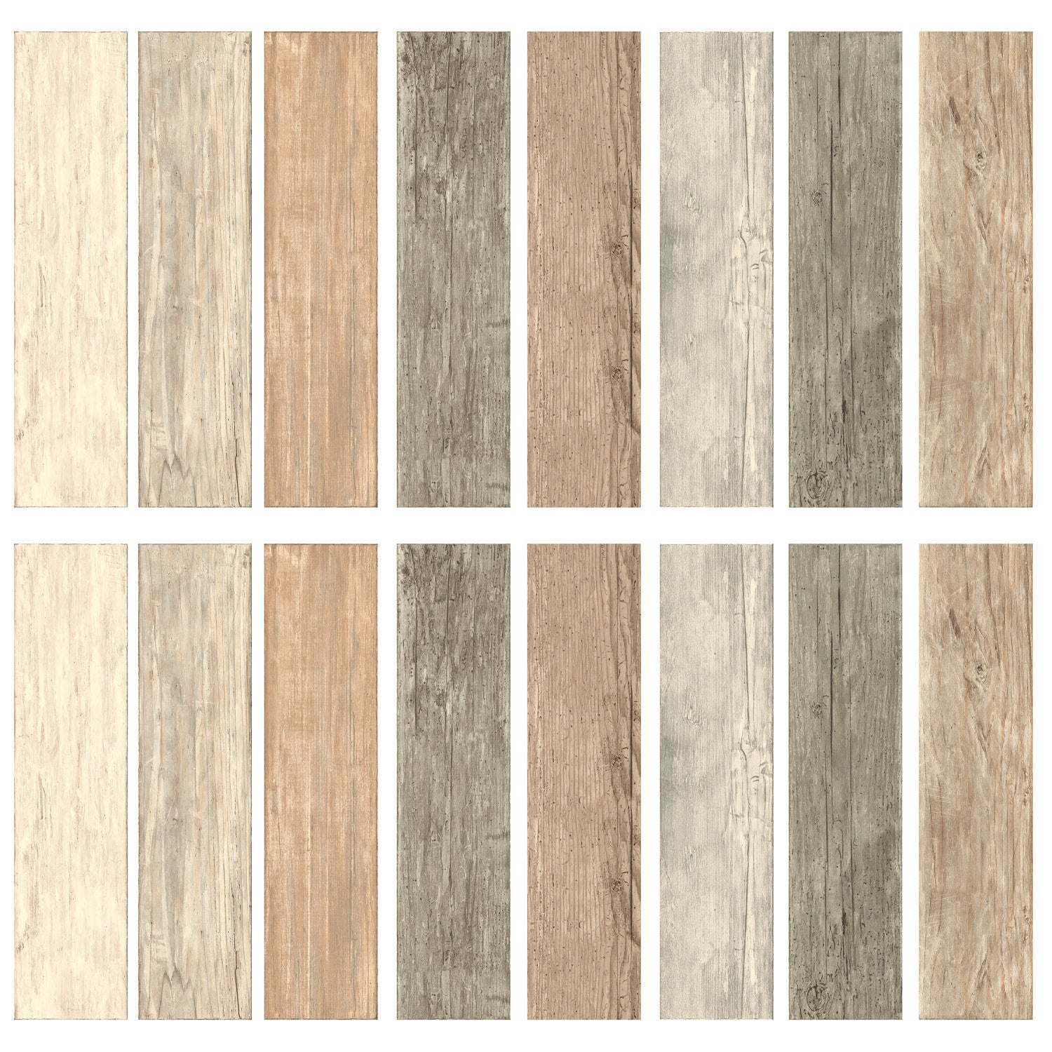 Distressed Barn Wood Plank Giant Wall Decals by WallPops