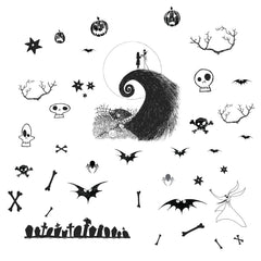 The Nightmare Before Christmas Jack & Sally Wall Decals by WallPops