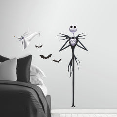 The Nightmare Before Christmas Jack Giant Wall Decals in a room setting