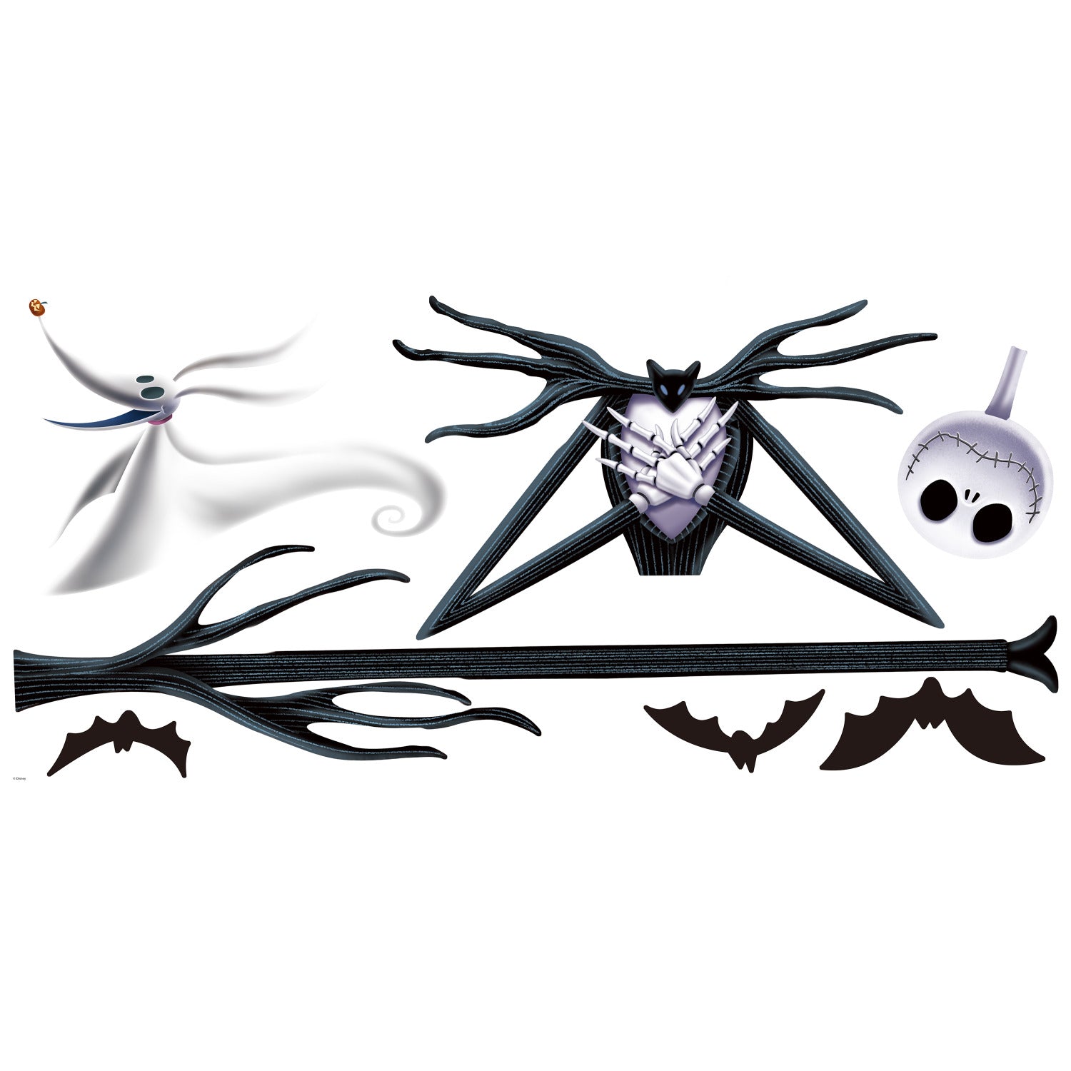 The Nightmare Before Christmas Jack Giant Wall Decals - panels
