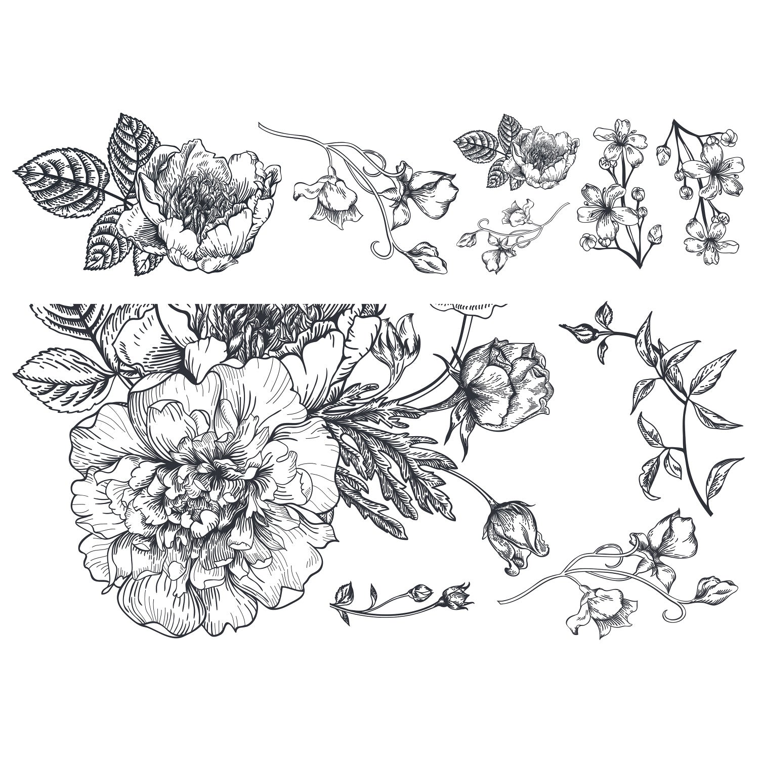 Peony Giant Wall Decals by WallPops