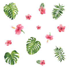 Tropical Hibiscus Flower Wall Decals by WallPops