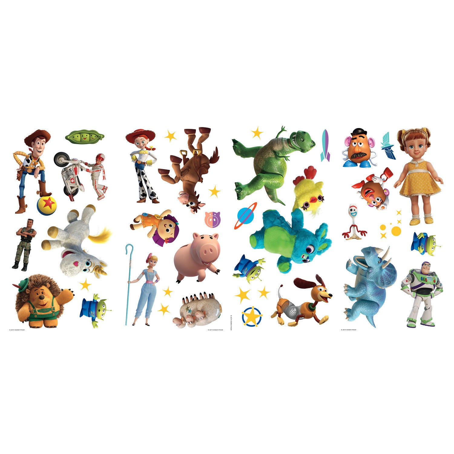 Toy Story 4 Wall Decals - panels