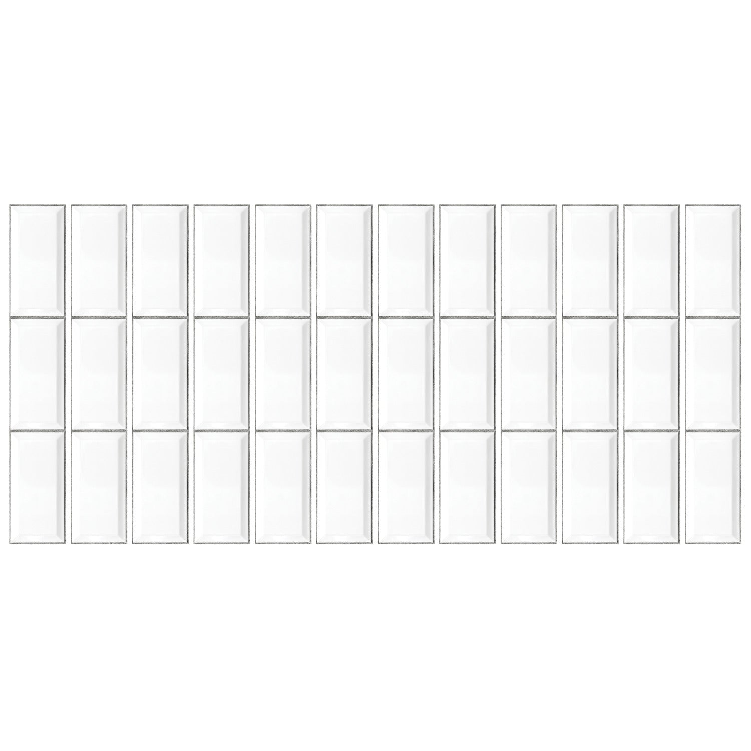 Subway Tile Giant Wall Decals - panels