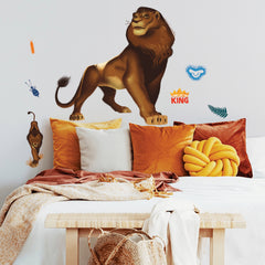 The Lion King Simba Giant Wall Decals in a room setting