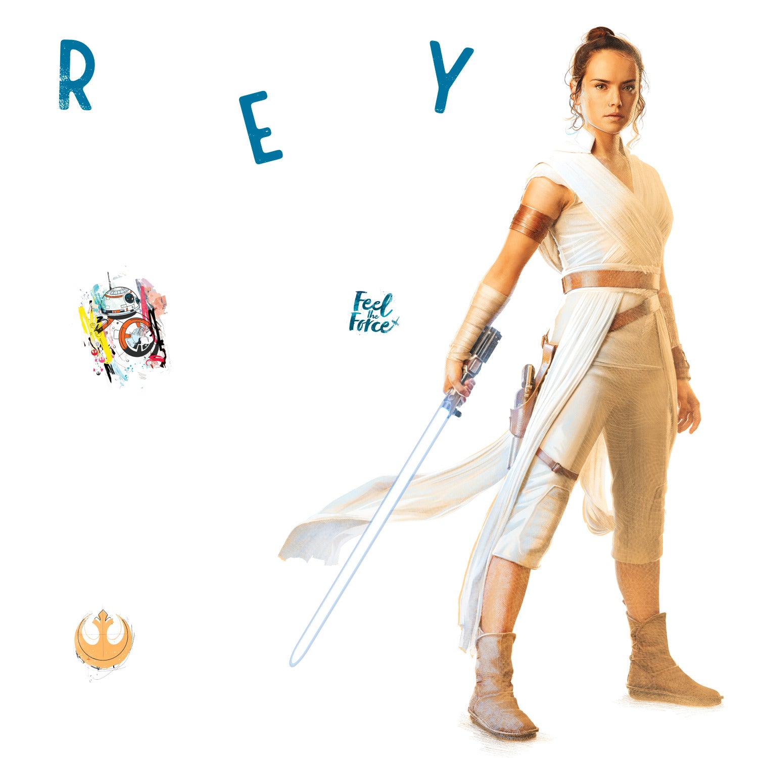 Star Wars Episode Ix Rey Giant Wall Decals by WallPops