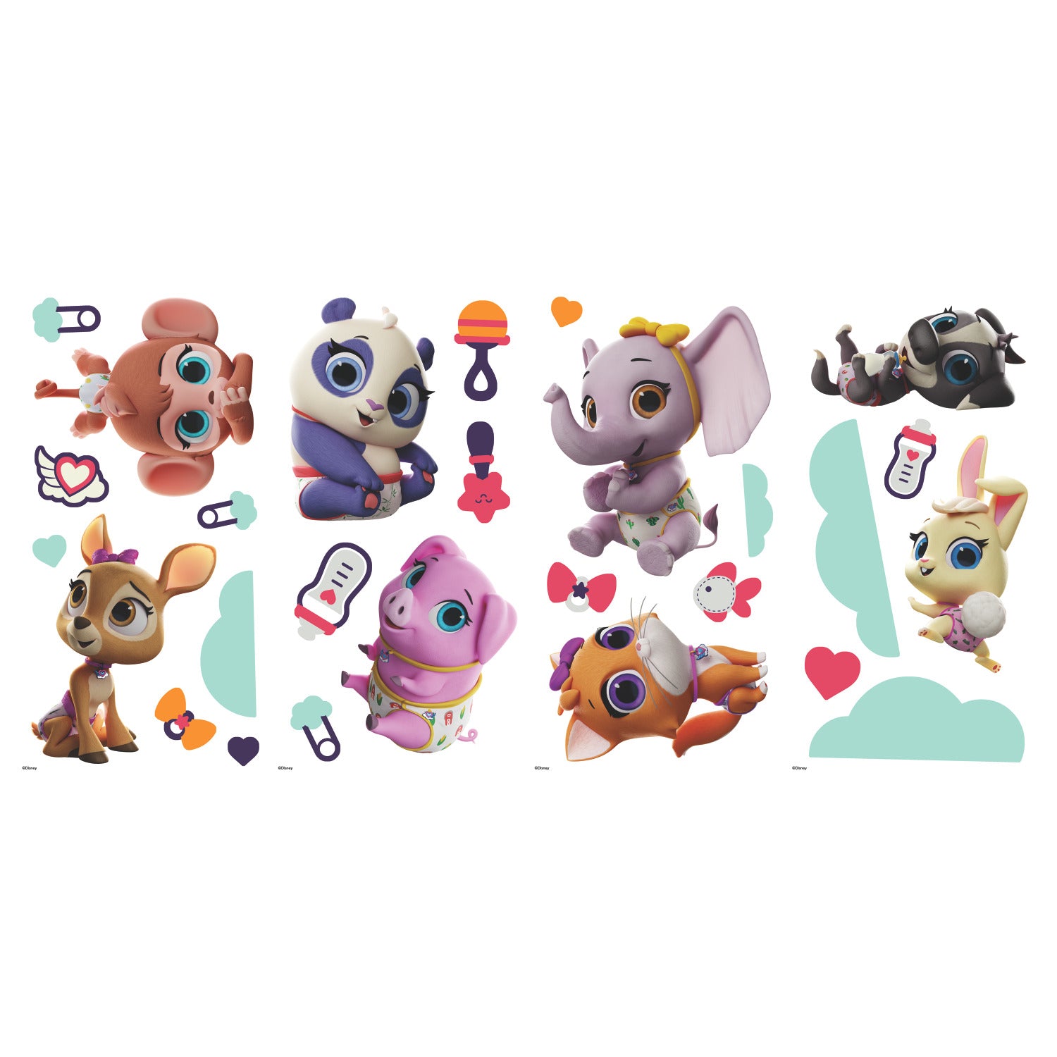 Disney Junior T.O.T.S. Wall Decals - panels