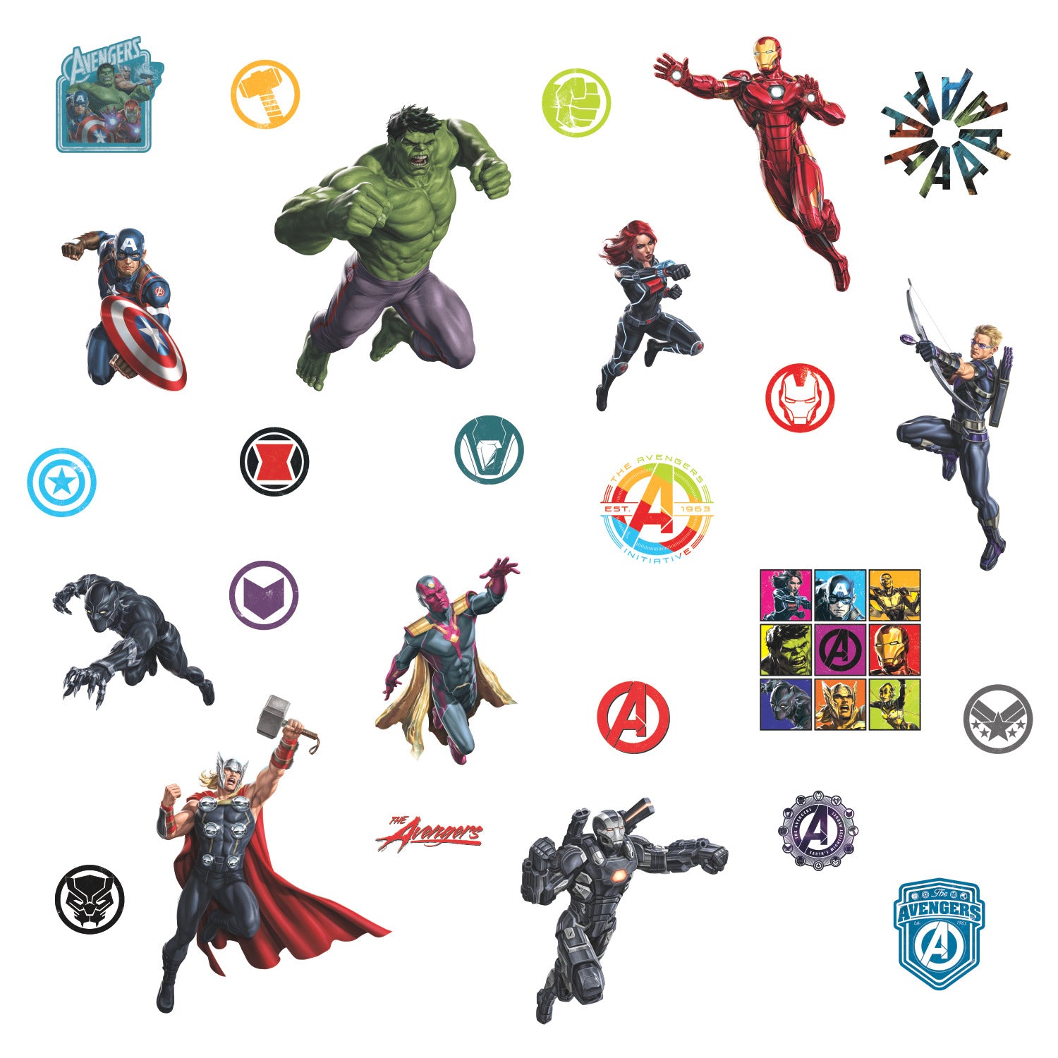 Classic Avengers Wall Decals by WallPops