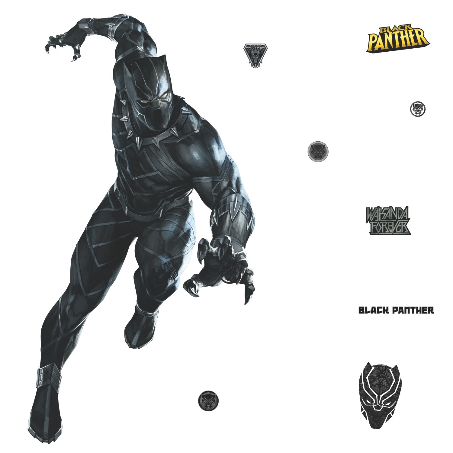 Black Panther Giant Wall Decals by WallPops