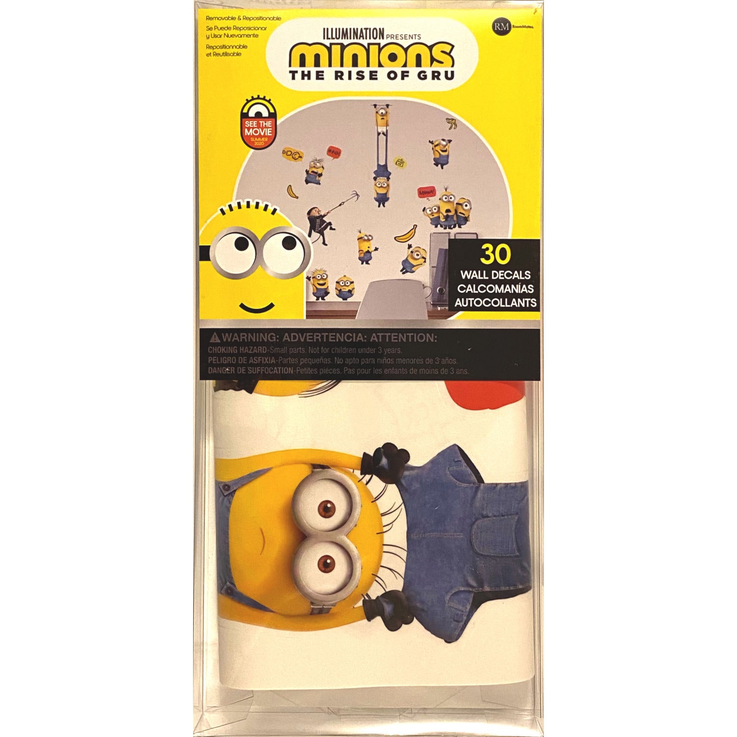 Minions 2 Wall Decals - packaging