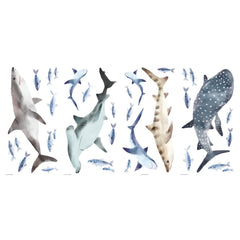 Sharks Wall Decals - panels