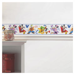 Disney Mickey & Friends Borders in a room setting