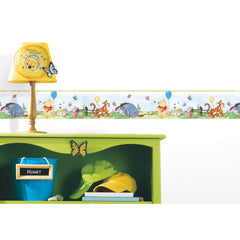 Disney Winnie The Pooh Toddler Borders in a room setting