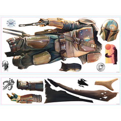 The Mandalorian Giant Wall Decals - panels