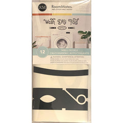 Wash Dry Fold Repeat Wall Decals - packaging