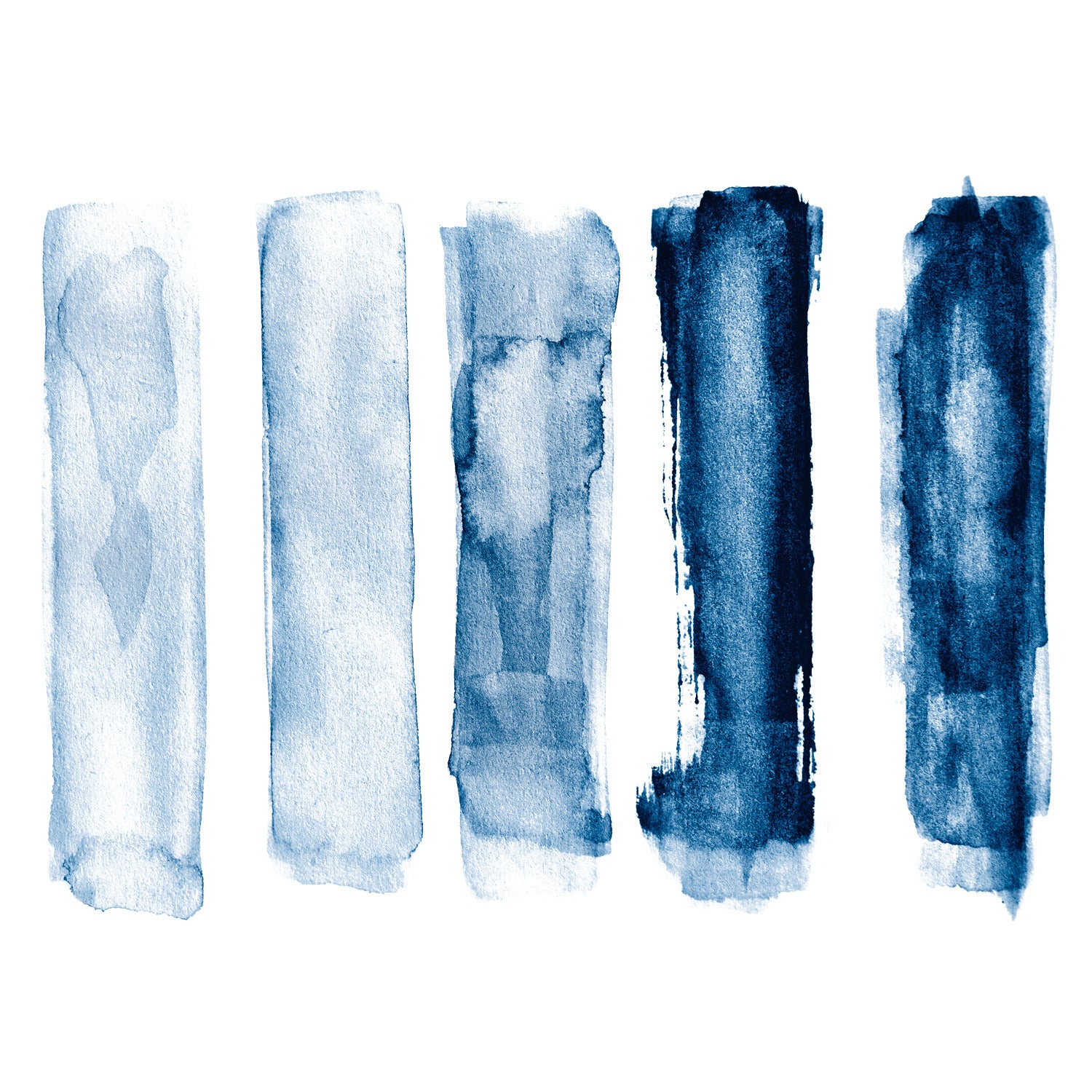 Watercolor Brush Strokes XL Giant Wall Decals by WallPops