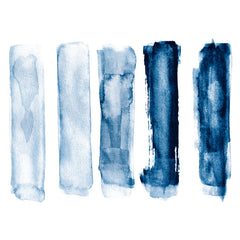 Watercolor Brush Strokes XL Giant Wall Decals by WallPops