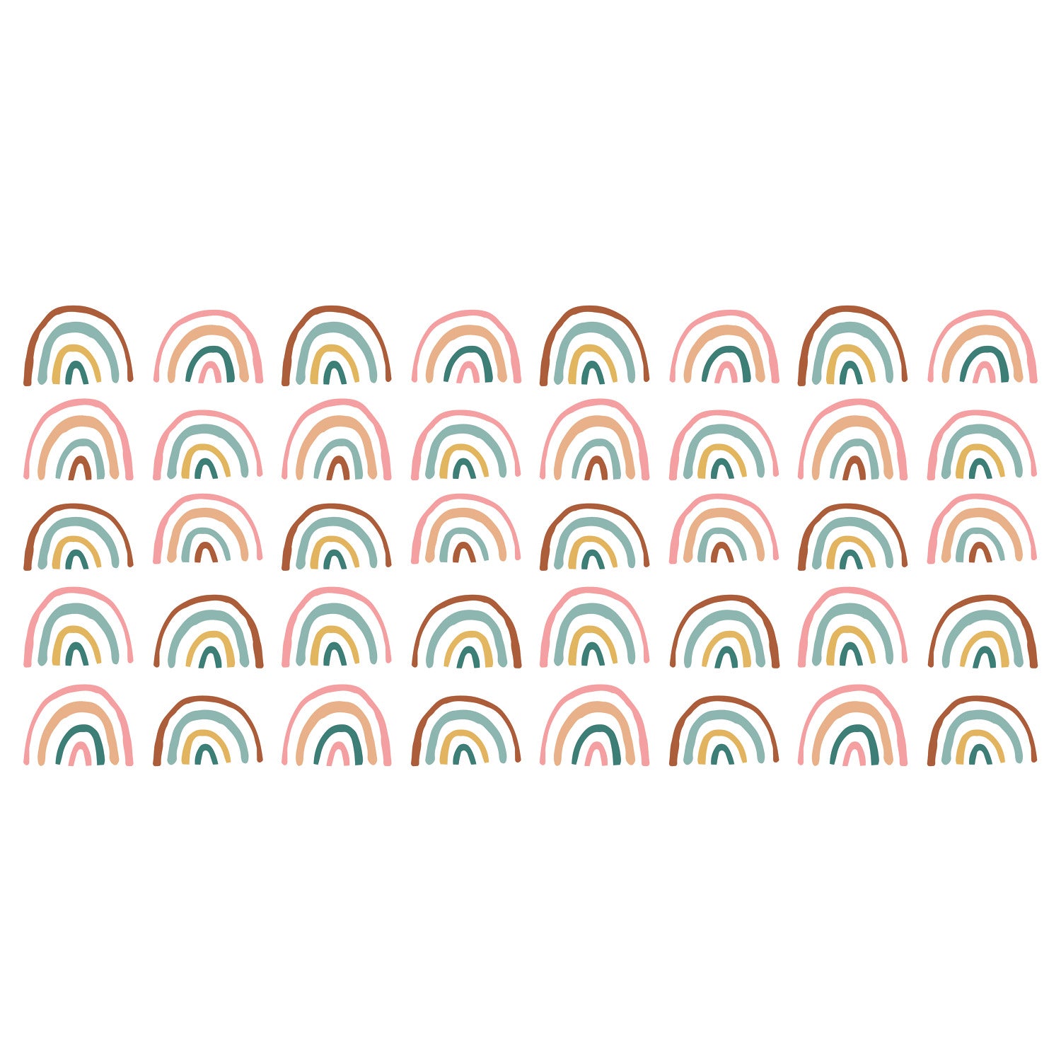 Retro Rainbow Wall Decals by WallPops
