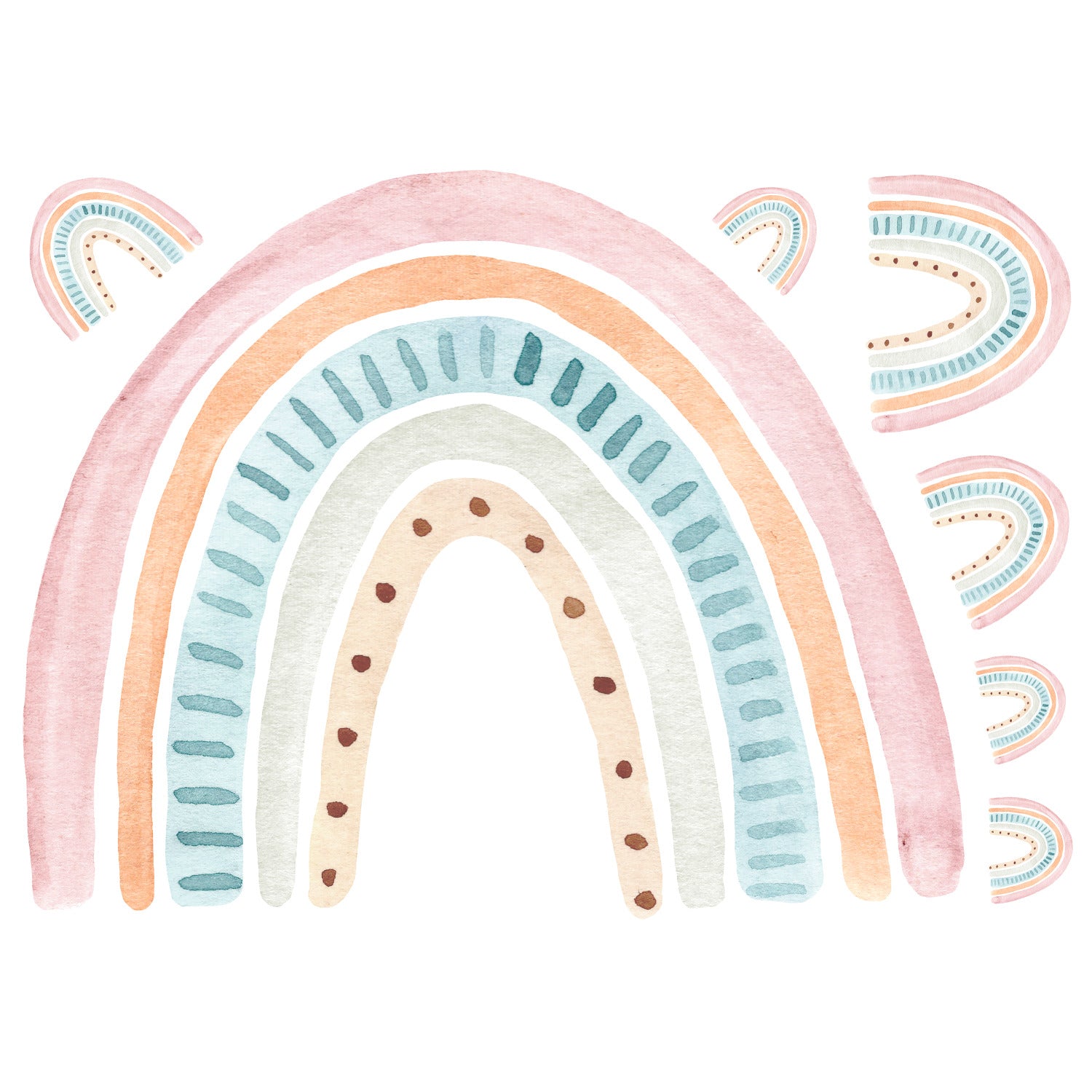 Watercolor Rainbow Wall Decals by WallPops