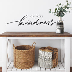 Choose Kindness Wall Decals in a room setting