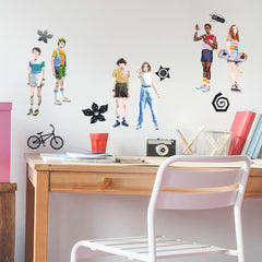 Stranger Things Wall Decals in a room setting