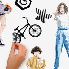 Stranger Things Wall Decals - how to peel