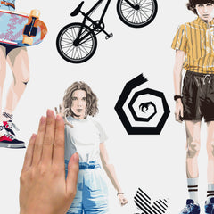 Stranger Things Wall Decals - how to stick