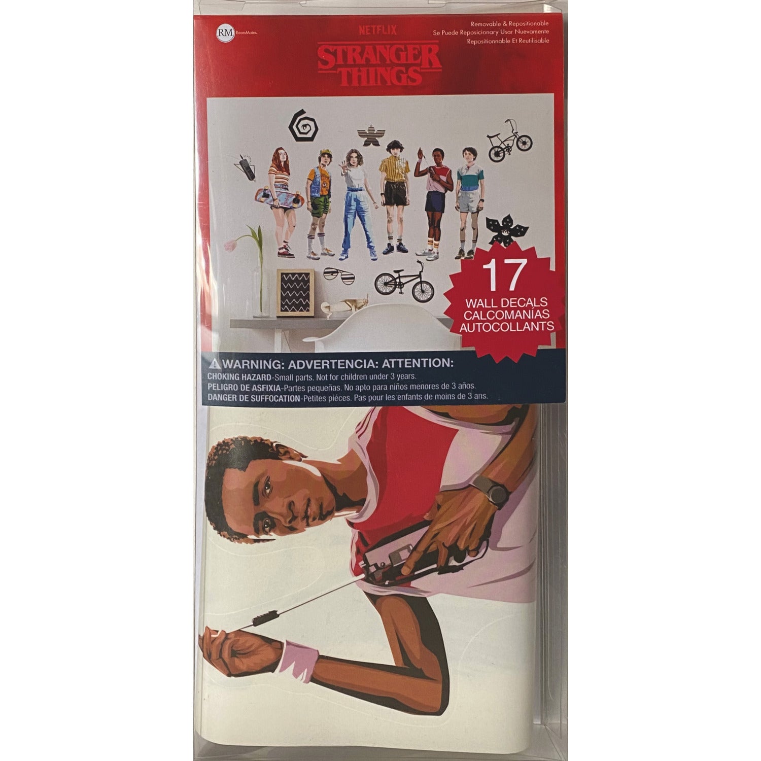 Stranger Things Wall Decals - packaging