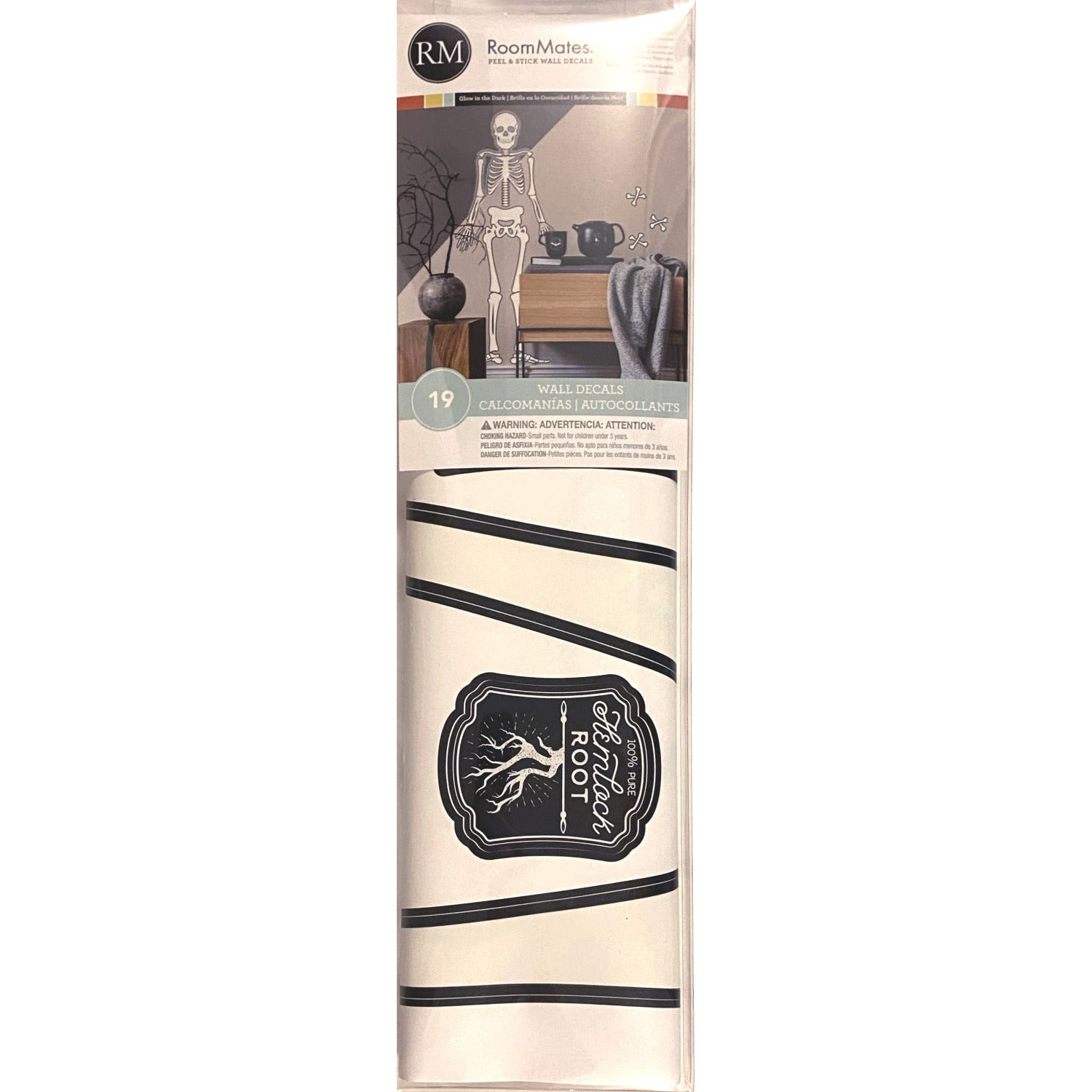 Skeleton Giant Wall Decals - packaging