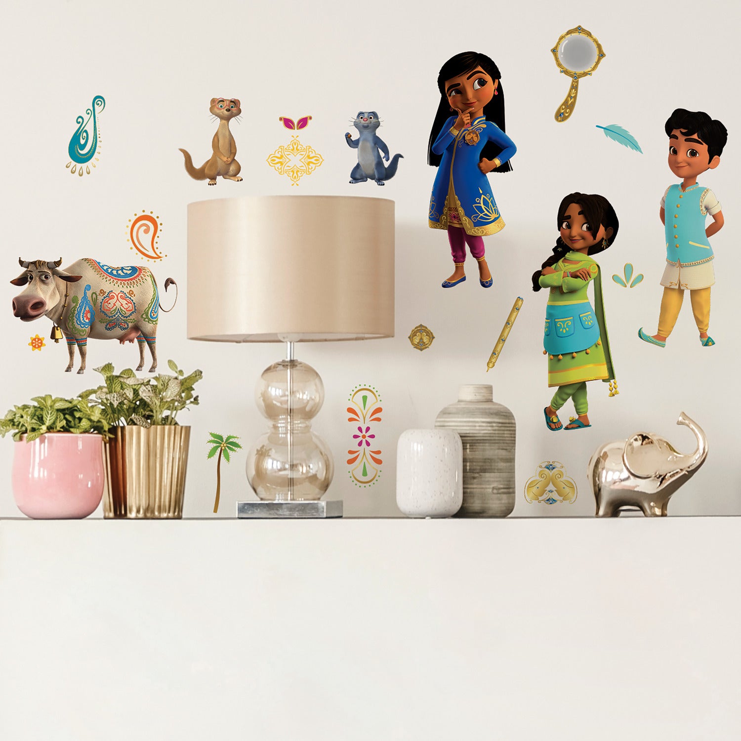 Mira: Royal Detective Wall Decals in a room setting