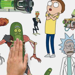 Rick & Morty Wall Decals - how to stick